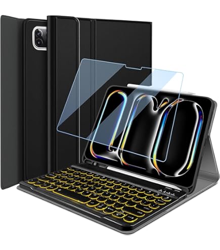 Amazon.com: Apple iPad Pro 11 Case with Keyboard (M4), Detachable